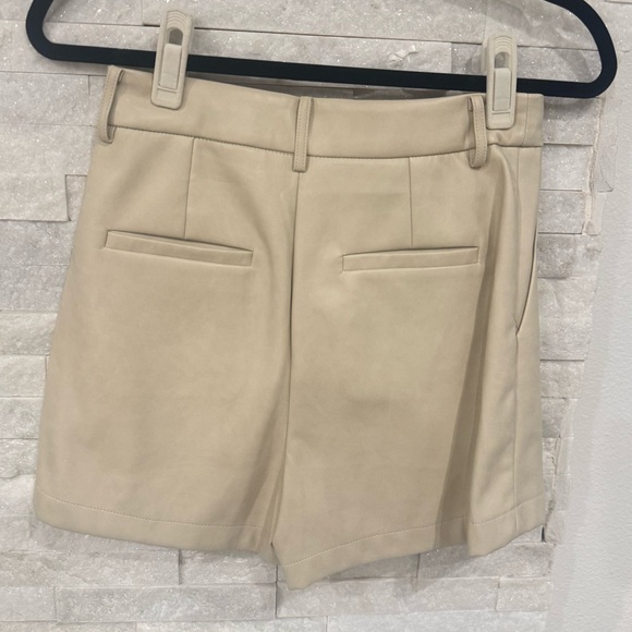 7 for all mankind short set size XS faux leather - Picture 7 of 8